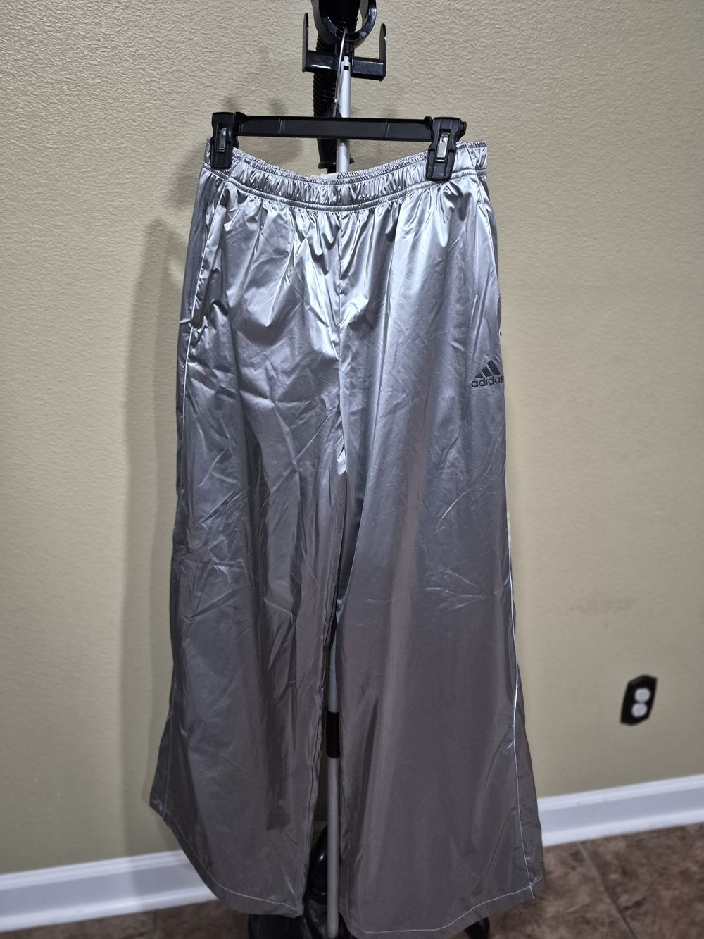 Adidas Women's F50 Silver Track Jacket & Wide-leg pants Size S - Picture 6 of 10